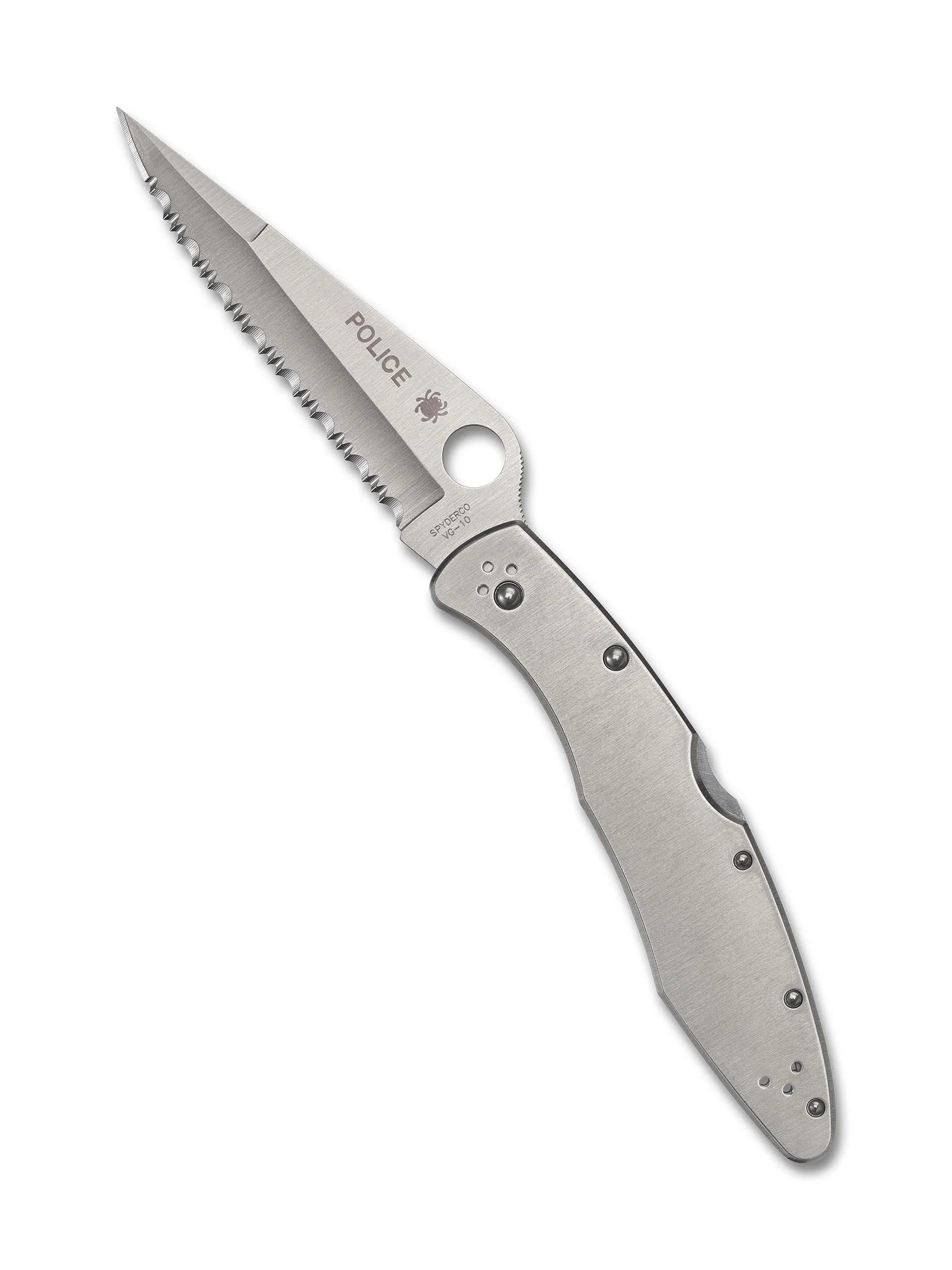 POLICE--STAINLESS STEEL/SPYDEREDGE